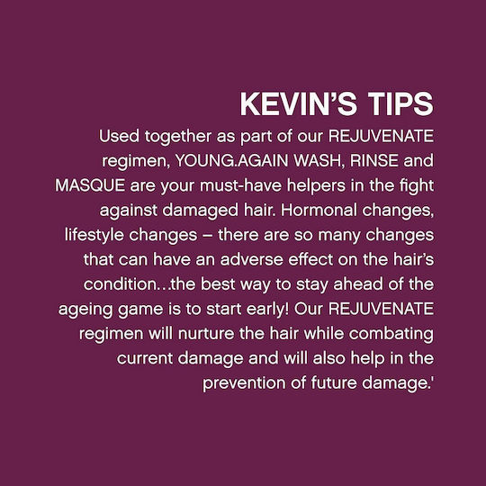 Kevin Murphy Young Again Σαμπουάν Αναδόμησης/Θρέψης & Ενυδάτωσης για Εύθραυστα Μαλλιά 250ml