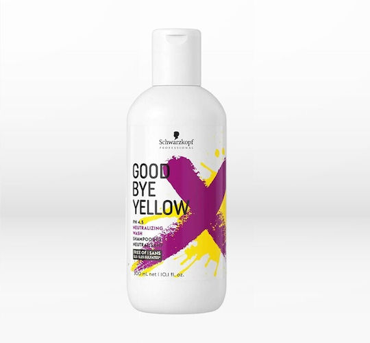 Schwarzkopf Good Bye Yellow Șampon pentru Păstrarea Culorii pentru Păr Vopsit 300ml