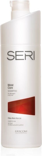 Farcom Seri Moist Core Shampoos Reconstruction/Nourishment & Hydration for Damaged Hair 1000ml