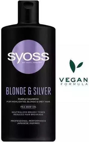 Syoss Blonde & Silver Shampoos für Gefärbt Haare 440ml