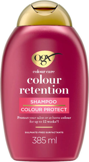 OGX Colour Retention Șampon Hidratant și pentru Păstrarea Culorii pentru Păr Vopsit 385ml