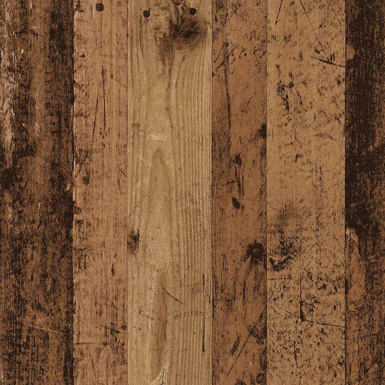 Wooden Sideboard Gebeiztes Holz 92x35x76cm