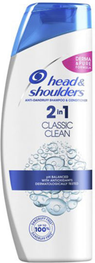 Head & Shoulders Classic Clean Шампоан Против Пърхот и Суха Кожа за Всички Типове Коса 360ml
