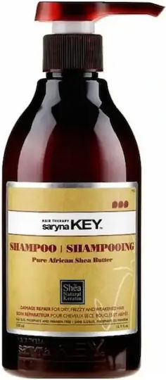 Saryna Key Pure Africa Shea Butter Σαμπουάν Αναδόμησης/Θρέψης για Εύθραυστα Μαλλιά 300ml