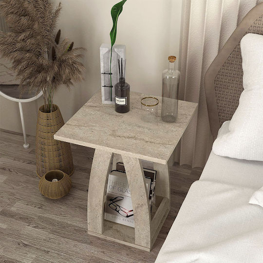 Deros Wooden Beige 45x45x56cm