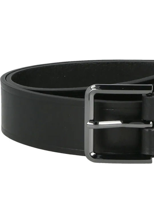 Herren Gürtel Leder Schwarz