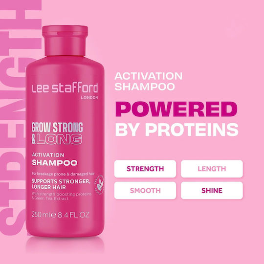 Lee Stafford Grow Strong & Long Шампоан Възстановяване/Подхранване И Изглаждане 250мл