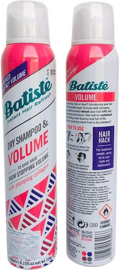 Batiste Обем Сух Шампоан Натрупване На Маса За Нормална Коса 200мл