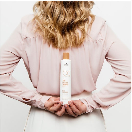 Schwarzkopf Bc Bonacure Time Restore Q10+ Shampoos Glanz für Alle Haartypen 250ml