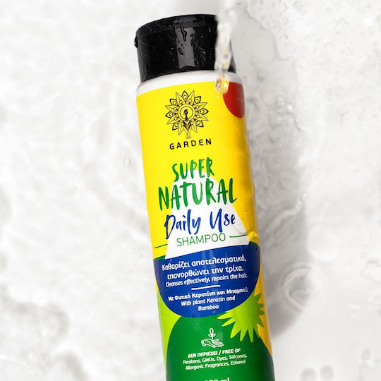 Garden Super Natual Daily Use Shampoos against Dry Scalp for All Hair Types 250ml