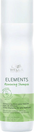 Wella Elements Renewing Gentle Σαμπουάν Αναδόμησης/Θρέψης & Ενυδάτωσης για Όλους τους Τύπους Μαλλιών 250ml