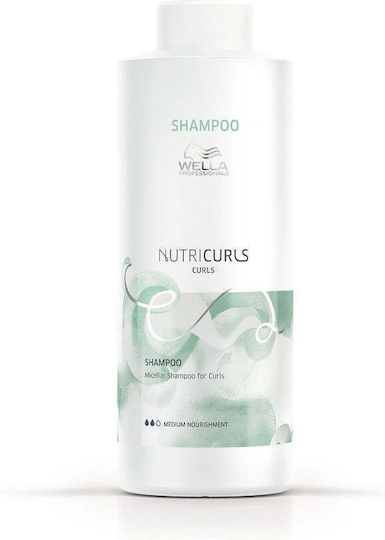 Wella Nutricurls Sampon De Par Netezire Pentru Păr Creț 1000ml