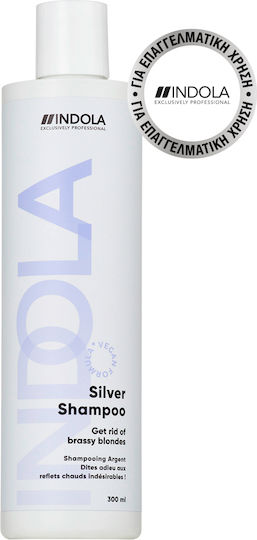 Indola Exclusively Professional Silver Shampoos Hydration & Shine for Coloured Hair 300ml