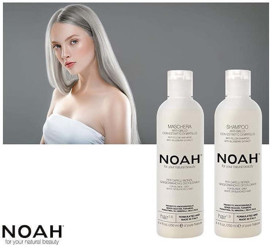 Noah for Beauty 1.9 Anti-Yellow Shampoos for Coloured Hair 250ml