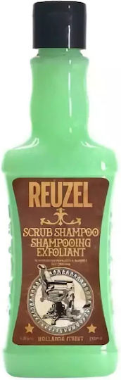 Reuzel Scrub Σαμπουάν Βαθύ Καθαρισμού για Όλους τους Τύπους Μαλλιών 350ml