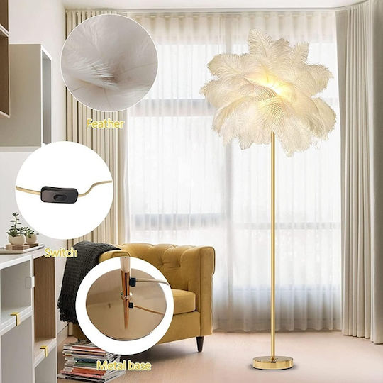 Floor Lamp H160cm Gold