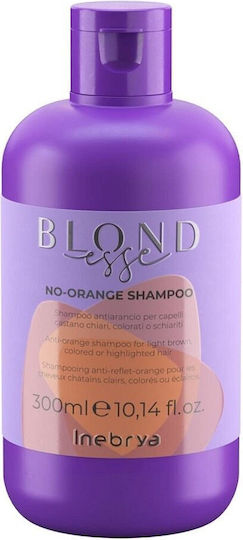 Inebrya Blondesse No Orange Sampon de Par Reconstrucție/Hrană și Volum pentru Păr Vopsit 300ml
