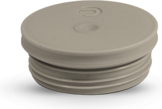 Dozze Seeker Trinkbecher Strohdeckel Mandel Beige