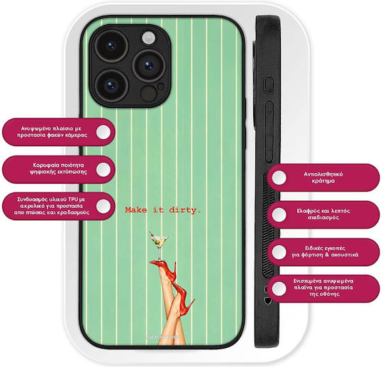 Sonique Stripe Stories Series Case Apple iPhone 7 iPhone 8 iPhone SE 2020 iPhone SE 2022 Martini