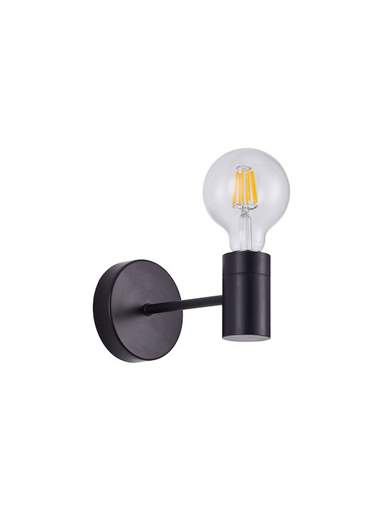 Home Lighting Modern Lamp Wall with Socket E27 Gray 14x14x14cm