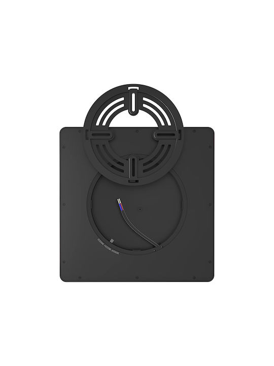 Braytron Jade Πλαφονιέρα Οροφής 23εκ. Μαύρη