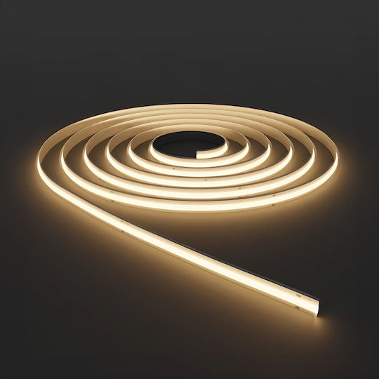 Braytron Rezistent la apă Bandă LED 220V Alb Cald Lumină Tip COB