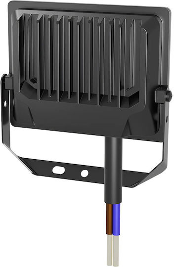 Braytron Στεγανός Προβολέας LED 30W RGB με Τηλεχειριστήριο IP65