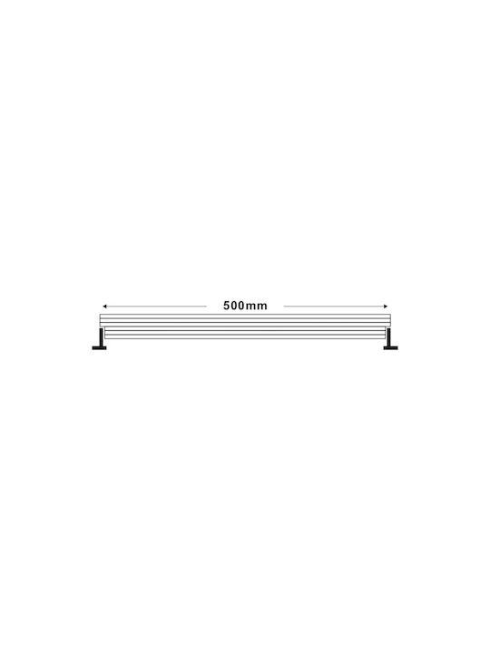 Aca Lampa De Podea Pentru Exterior LED Mașină De Spălat Pe Perete 18W Cu Alb Cald IP66 Negru