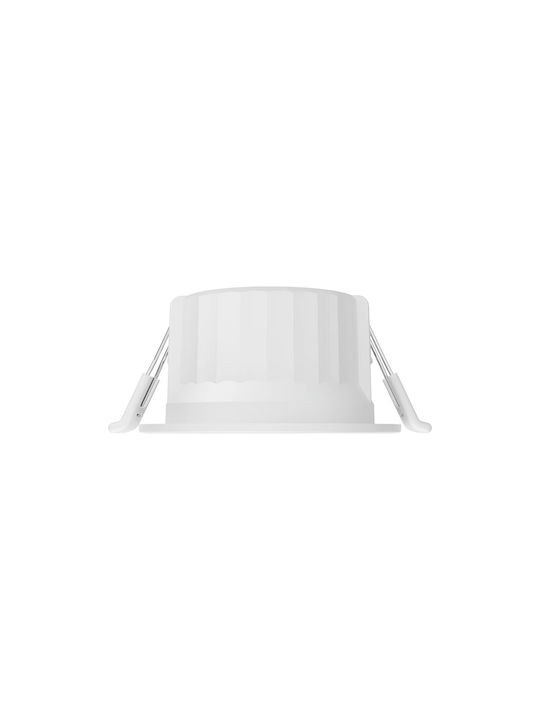 Braytron Round Metallic Recessed Spot White 54x54cm. 1pcs