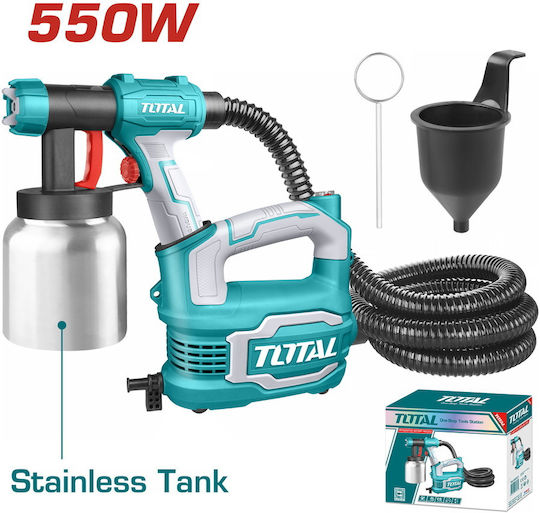 Total TT5006-2 Ηλεκτρικό Πιστόλι Βαφής 500W με Δοχείο 0.8lt