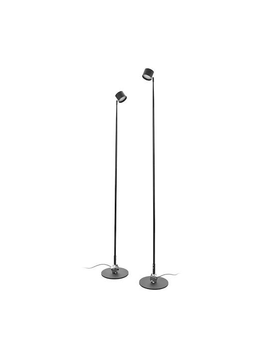 LED Floor Lamp with Adjustable White Light 1000lm Black LED Floor Lamp with Adjustable White Light 1000lm Black