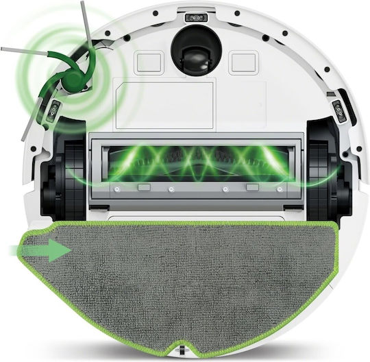 iRobot Roomba 115 Прахосмукачка робот с Лазерно Картографиране и Всмукателна Мощност 15000Pa Бяла