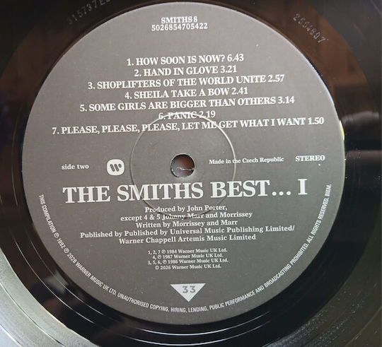 Smiths Best I Vinyl