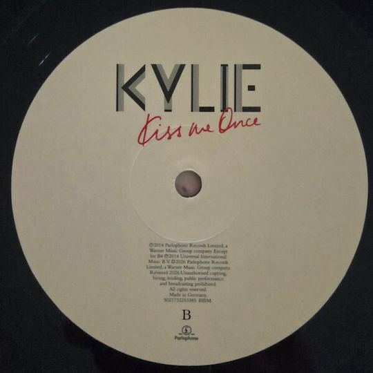 Kylie* Kiss Me Once Vinyl