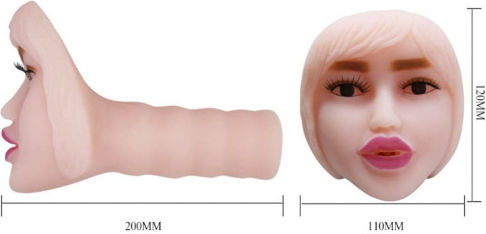 Baile Beauty Face Masturbator with Vibration 3087-0065