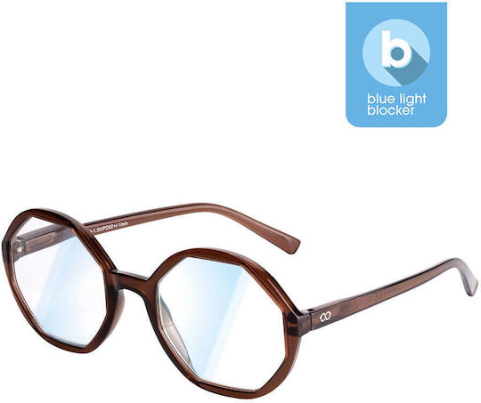 Looplabb Lolita Blaulichtblockierende Brillen Farbe Hazel Grad 2.5