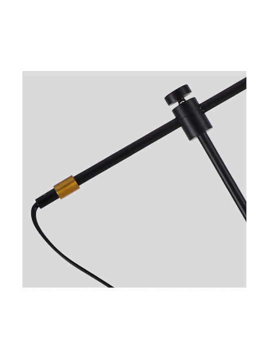 Home Lighting Adept Lampa de podea Î165xL48cm. cu Soclu pentru Bec E27 Auriu