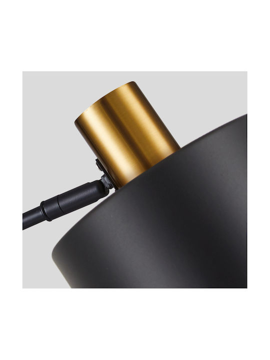 Home Lighting Adept Stehleuchte H165xB46cm. mit Fassung für Lampe E27 Gold