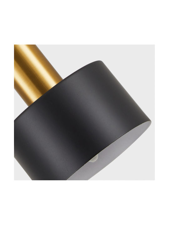 Home Lighting Adept Stehleuchte H165xB46cm. mit Fassung für Lampe E27 Gold