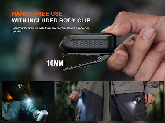 Fenix Rechargeable LED Head Flashlight IP66 with Maximum Brightness 300lm