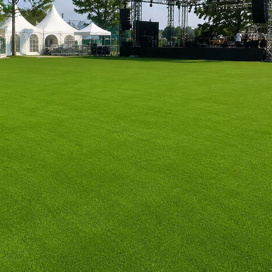 Synthetic Lawn Roll With Height 40mm In Brown Colour