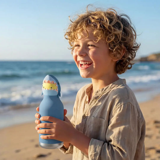 Asobu Bestie Kids Water Bottle Thermos Shark 460ml