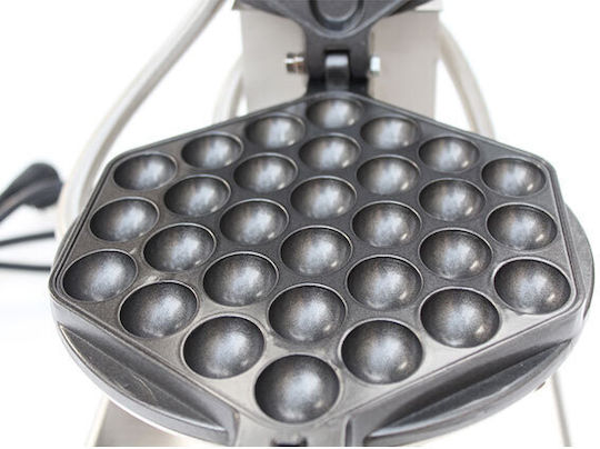 Neumarker Bubble Waffle Επαγγελματική Βαφλιέρα Μονή Περιστρεφόμενη για Βάφλες σε Σχήμα Bubble 75-00123
