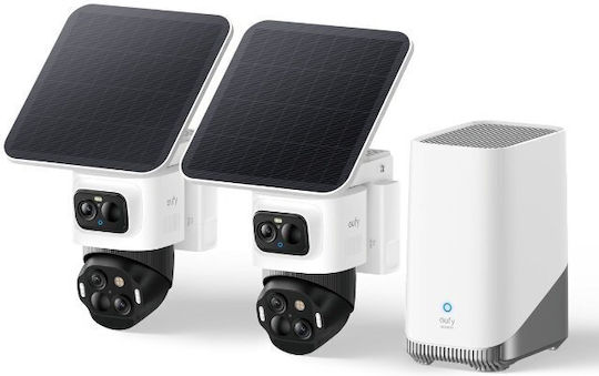 Eufy Eufy Kameraüberwachungssystem mit 1 Drahtloser IP Kamera 8MP und Steuerzentrale