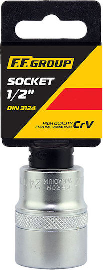 FFG Căpăcel Hexagonal cu Patrat de Prindere 1/2" Diametru 24mm 1buc