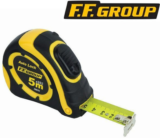 FFG Auto Lock Maßband mit automatischem Rücklauf 25mm x 5m