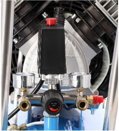 Airpress Single-Phase Air Compressors with Power 3hp and Airtank 100lt 36834