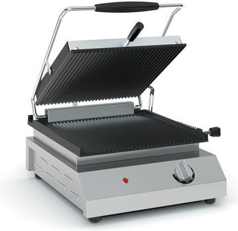TzeTHan Profesional Sandwich Maker cu Suprafețe Netede Din Fontă cu Suprafețe Ondulate Din Fontă 2350W Τ307 ECO T307