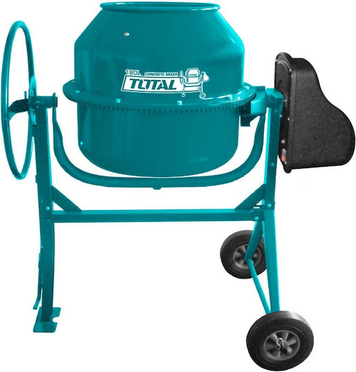 Total -1 Електрическа Бетонна Миксер с Колела 800W 180л