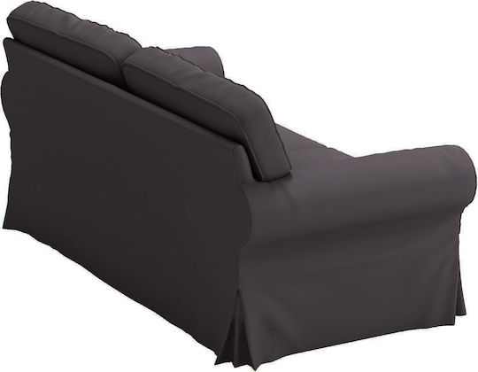 Elastic Cover Two Seater Sofa Gray